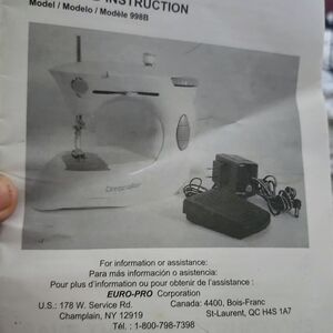 Dressmaker Sewing Machine - White